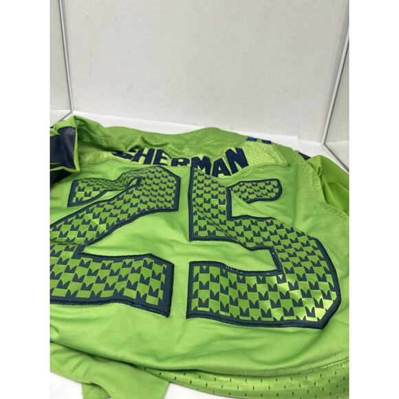 Nike Men's Color Rush 2016 Limited Jersey Seattle Seahawks Richard Sherman #25 - Picture 8 of 9
